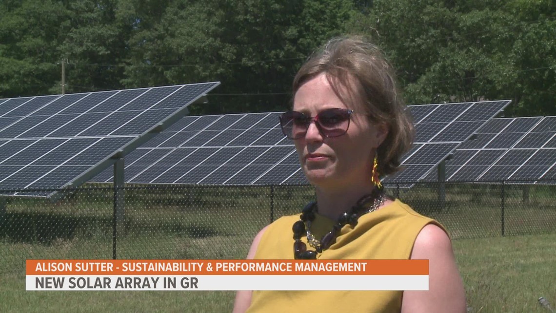 Grand Rapids furthers goal of 100% renewable energy with new solar array