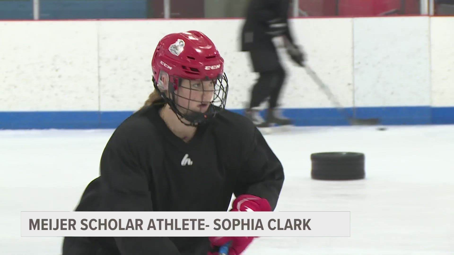 Despite her time on the ice, in the classroom and her volunteer work with the Girls Hockey Mentoring Program, Clark finds a way to get everything accomplished.