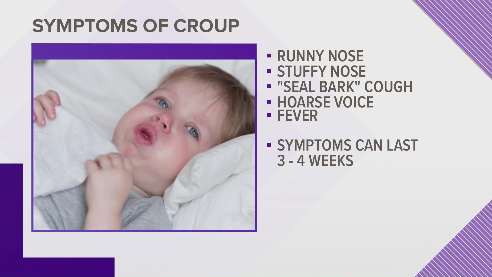 The omicron variant is causing a familiar illness in kids: croup. The common condition causes young children to sound like a seal when they cough.