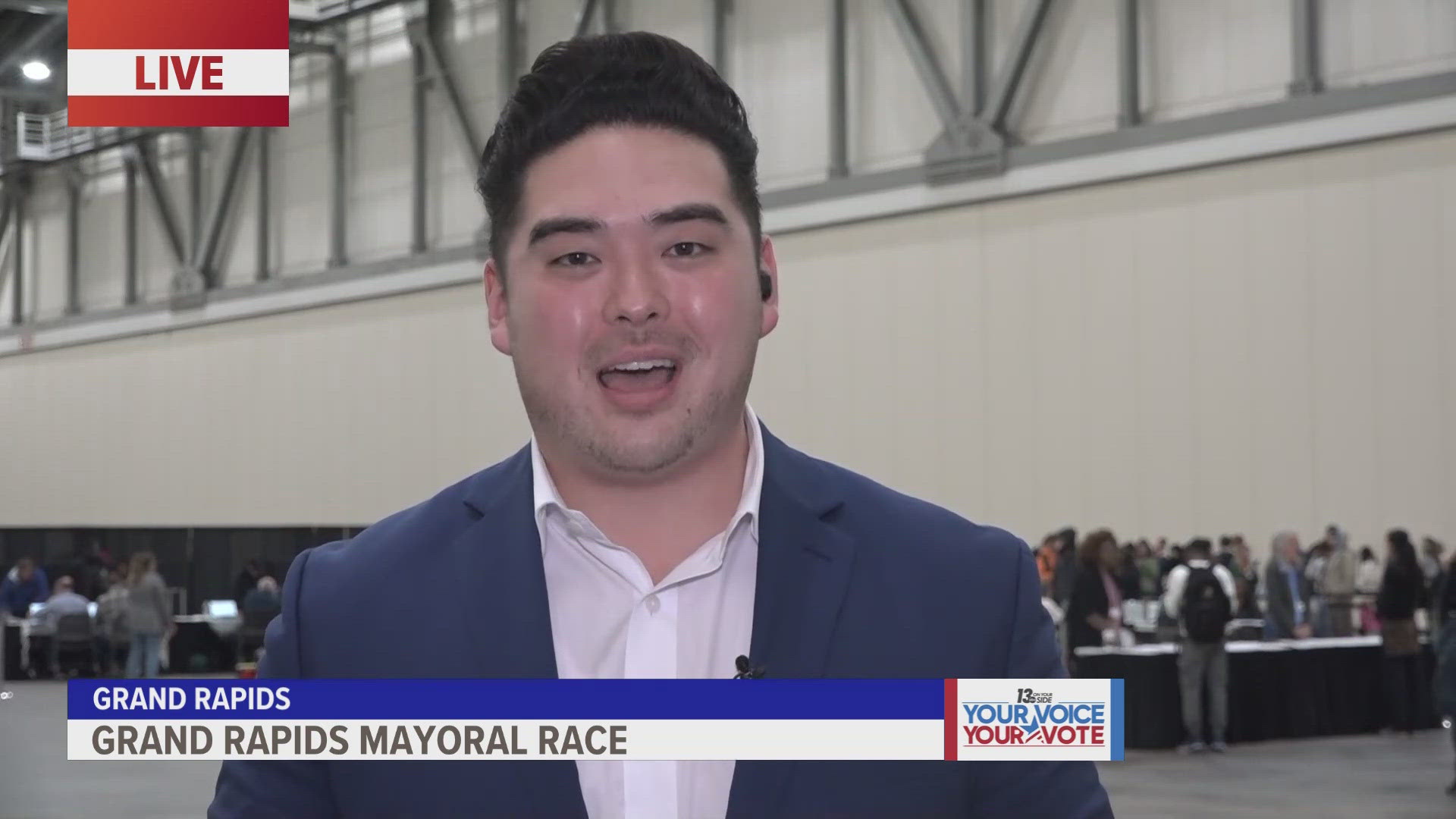 13 ON YOUR SIDE is following the Grand Rapids mayoral race live from downtown.