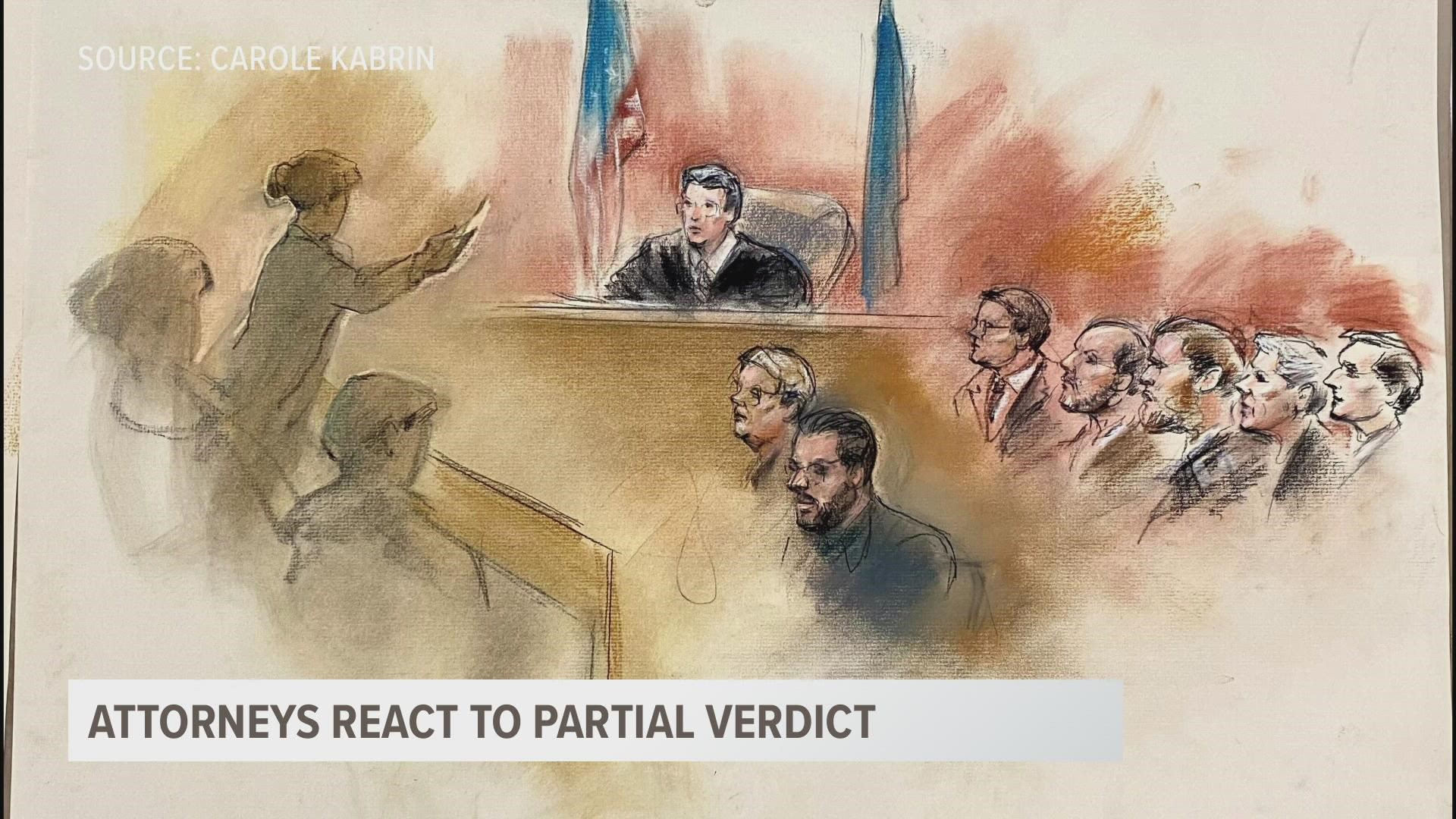 Kirsten Holz is a defense attorney with Levine and Levine, while Pat Miles is a former US prosecutor.
Both followed the trial closely, and both feel a bit different.