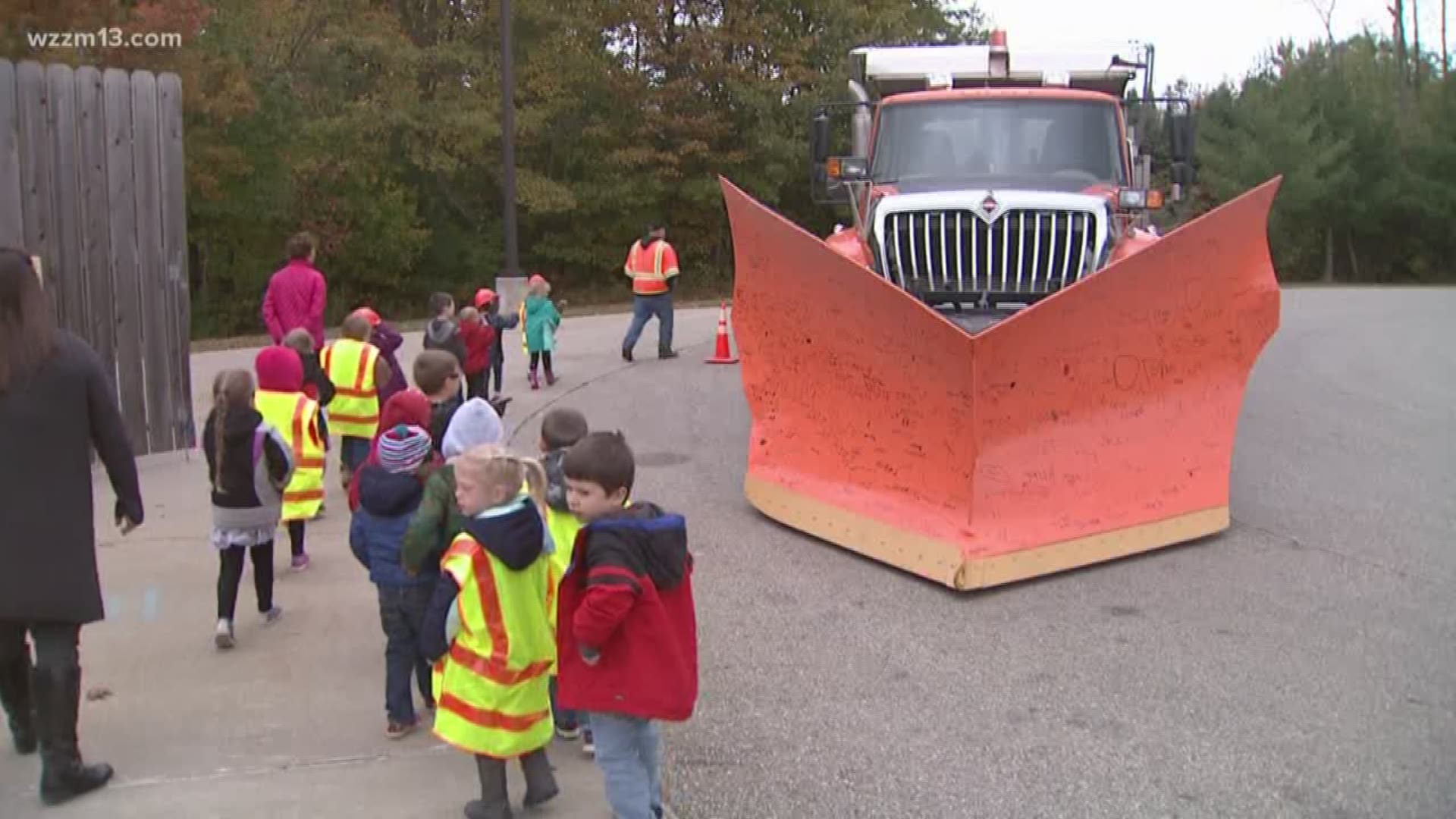Snow plow drivers ask children to 'Play it Safe' this winter