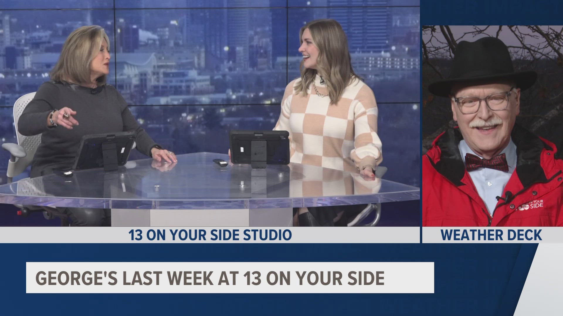 Wrapping up 44 years at 13 ON YOUR SIDE, Chief Meteorologist George Lessens is retiring. His last day on air is on Wednesday.