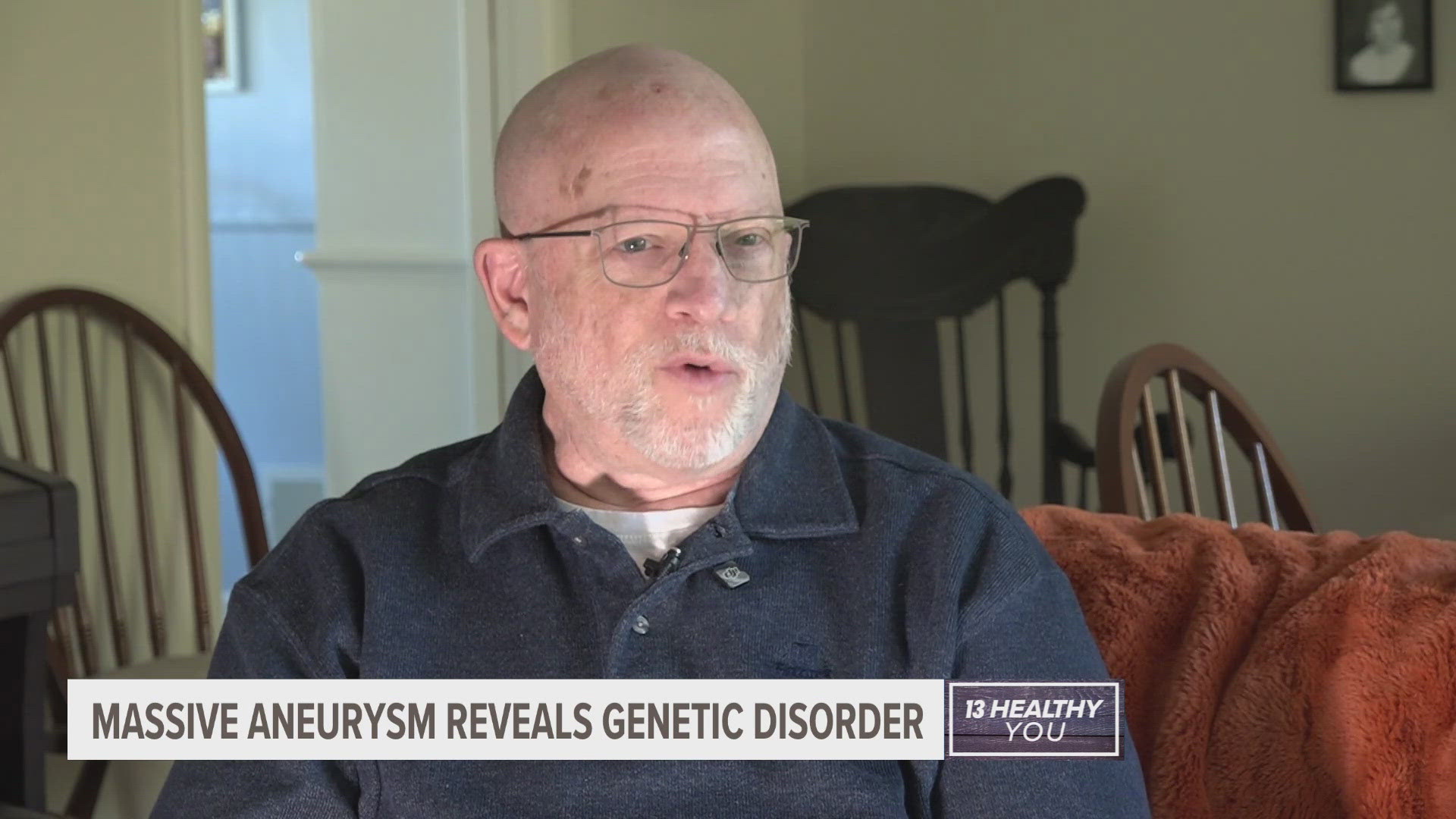 Timothy Meyer survived a rupture of an iliac aneurysm. Genetic testing found a gene variant making his artery walls thin.