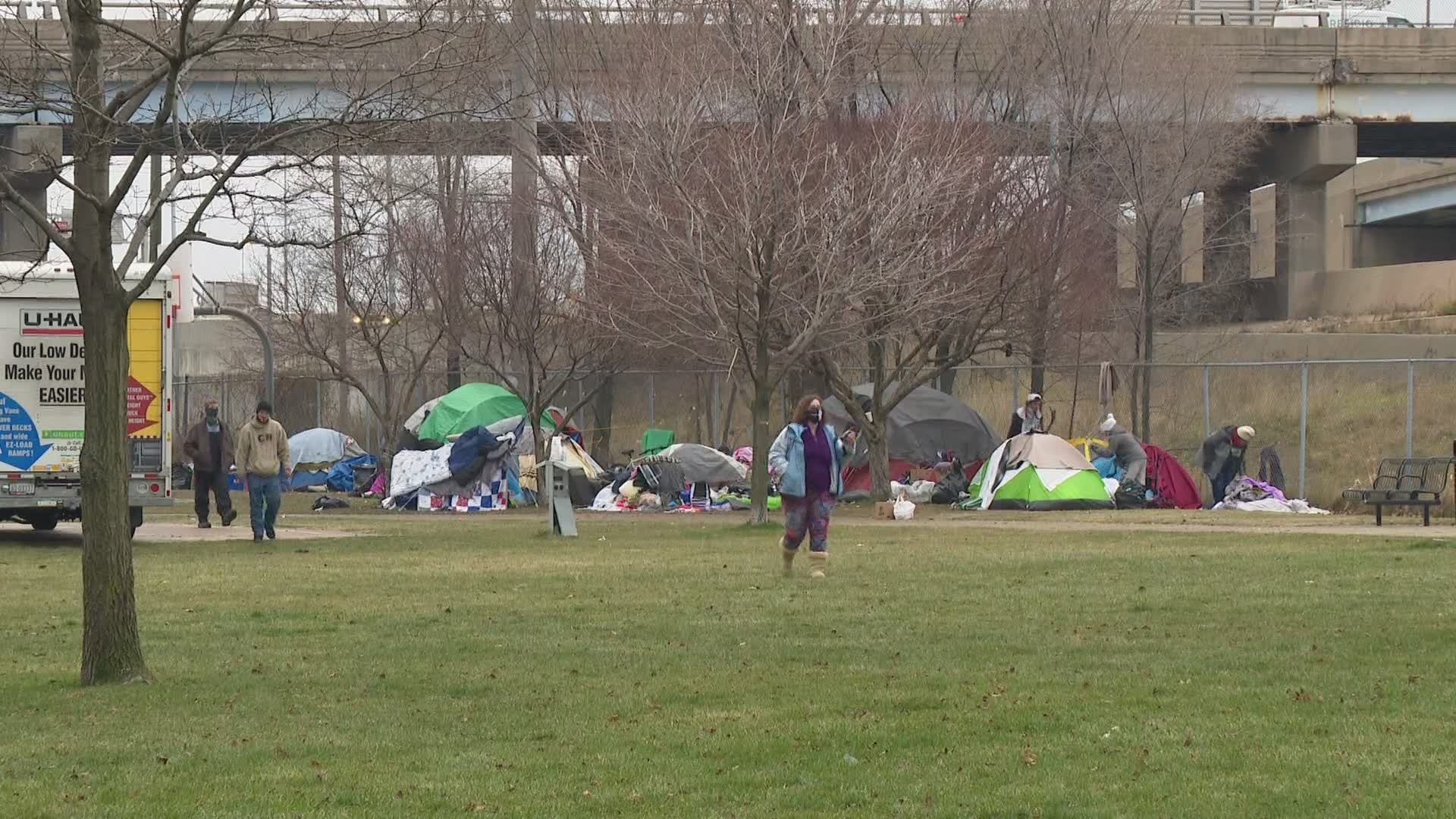 The people staying at a growing tent city in downtown Grand Rapids will have to find somewhere else to go. City leaders ordered them to leave tonight.