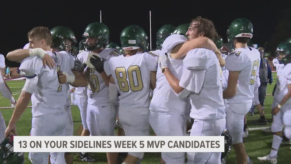 VOTE | 13 ON YOUR SIDElines MVP Candidates Week 5