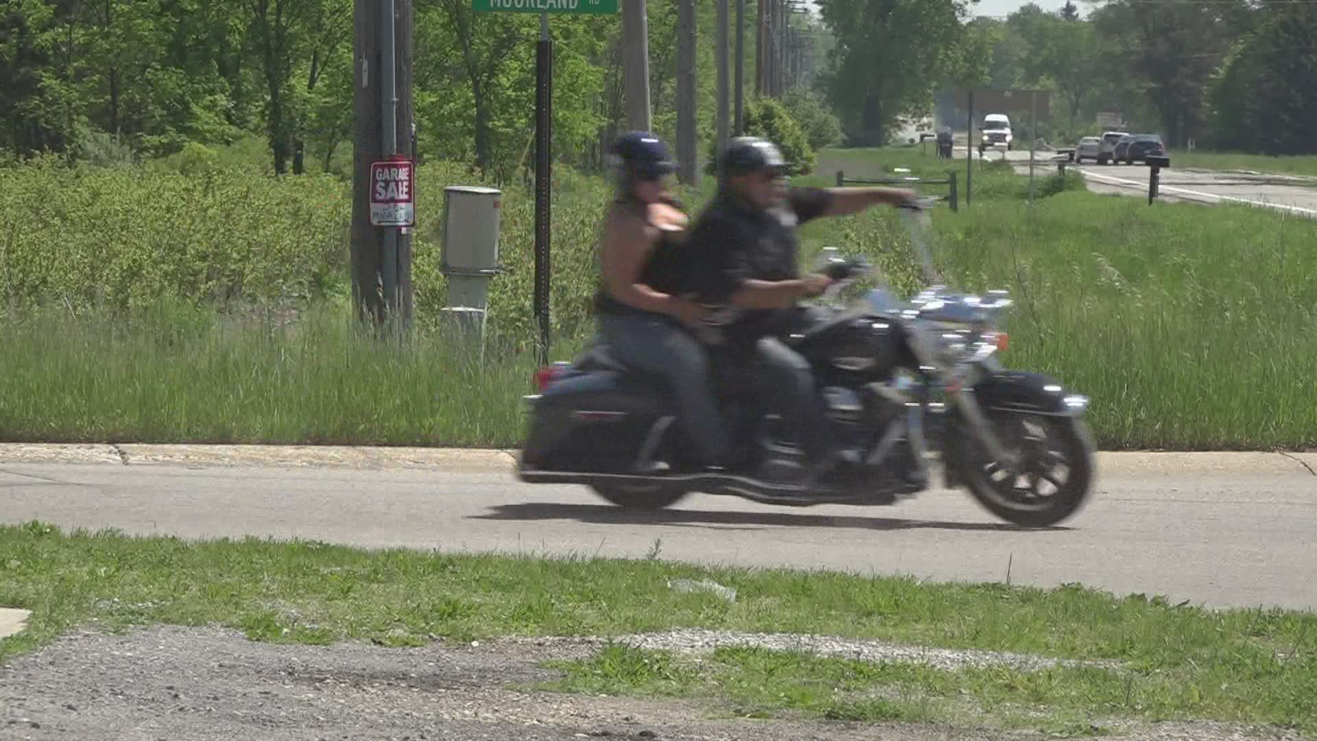 In states like Michigan, there's usually an up-tick in motorcycle crashes when the weather gets warmer.