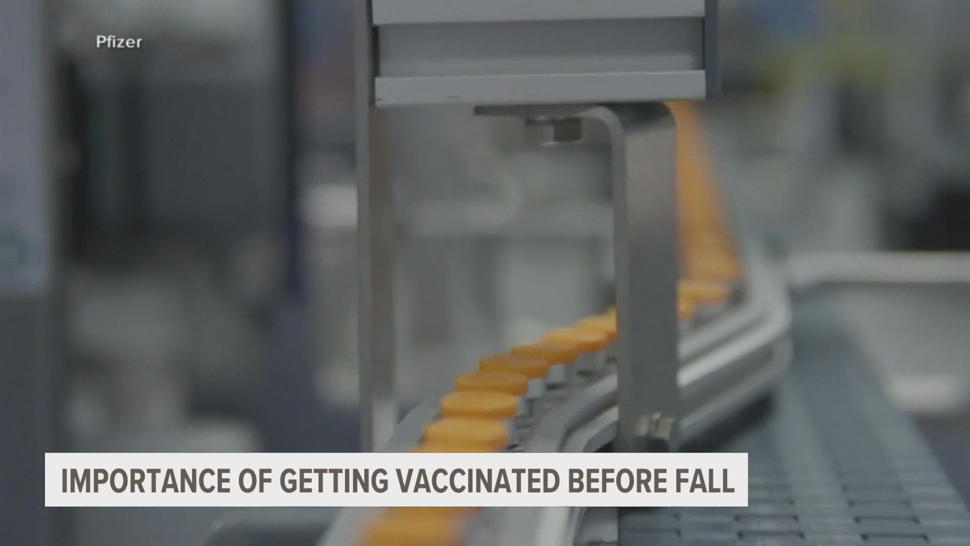 Doctors with the University of Michigan health system are urging people to get fully vaccinated and boosted now to prevent a surge in COVID-19 cases this fall.