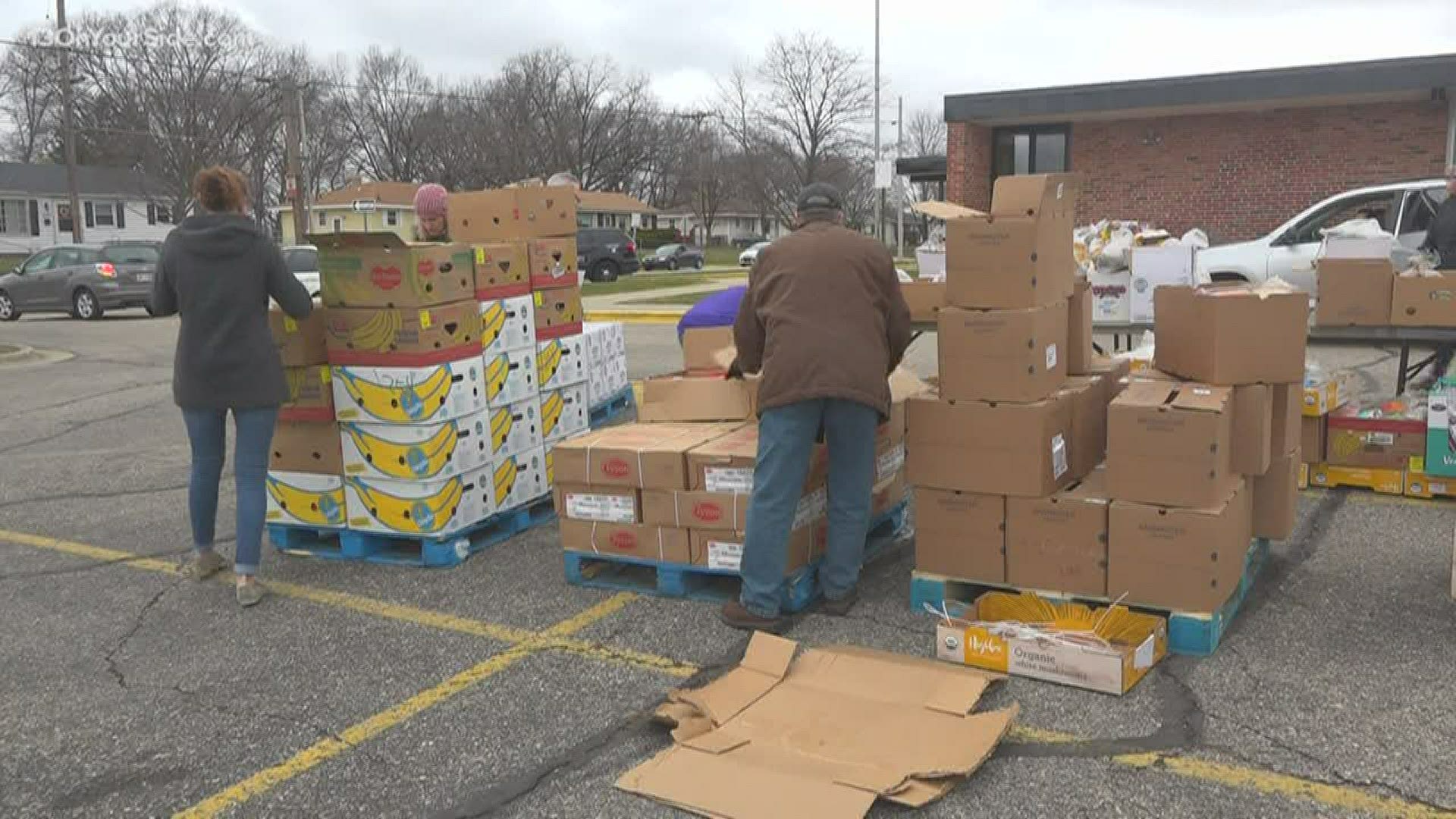 The CEO of Feeding America West Michigan said they’ve never seen anything like the current demand, as nonperishable donations drop.