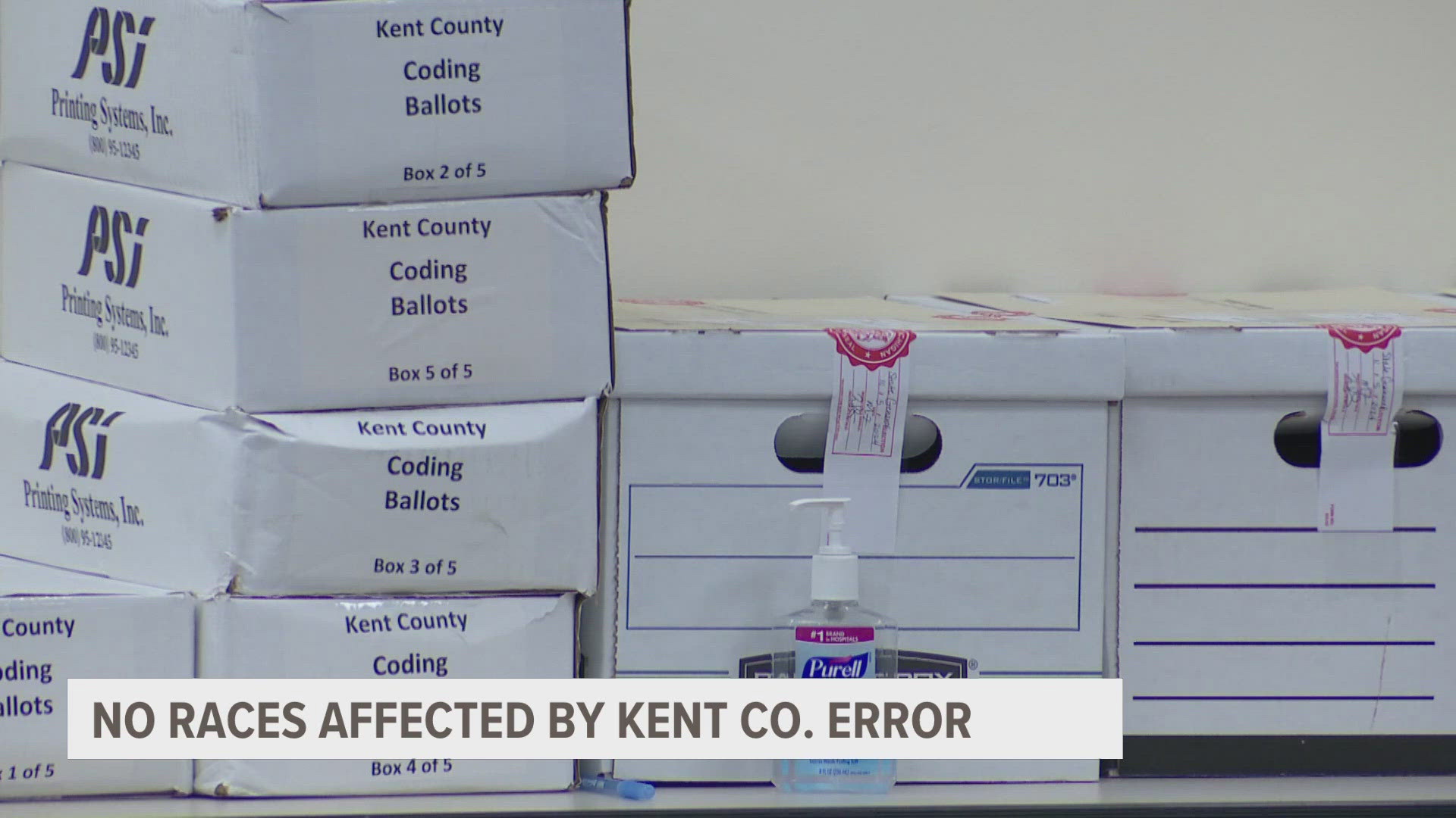 During Kent County's certification of the 2024 election, Election Officials were made aware that they undercounted absentee votes from two townships.