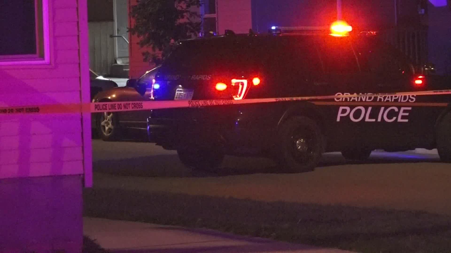 1 shot in the arm overnight on Grand Rapids' northwest side