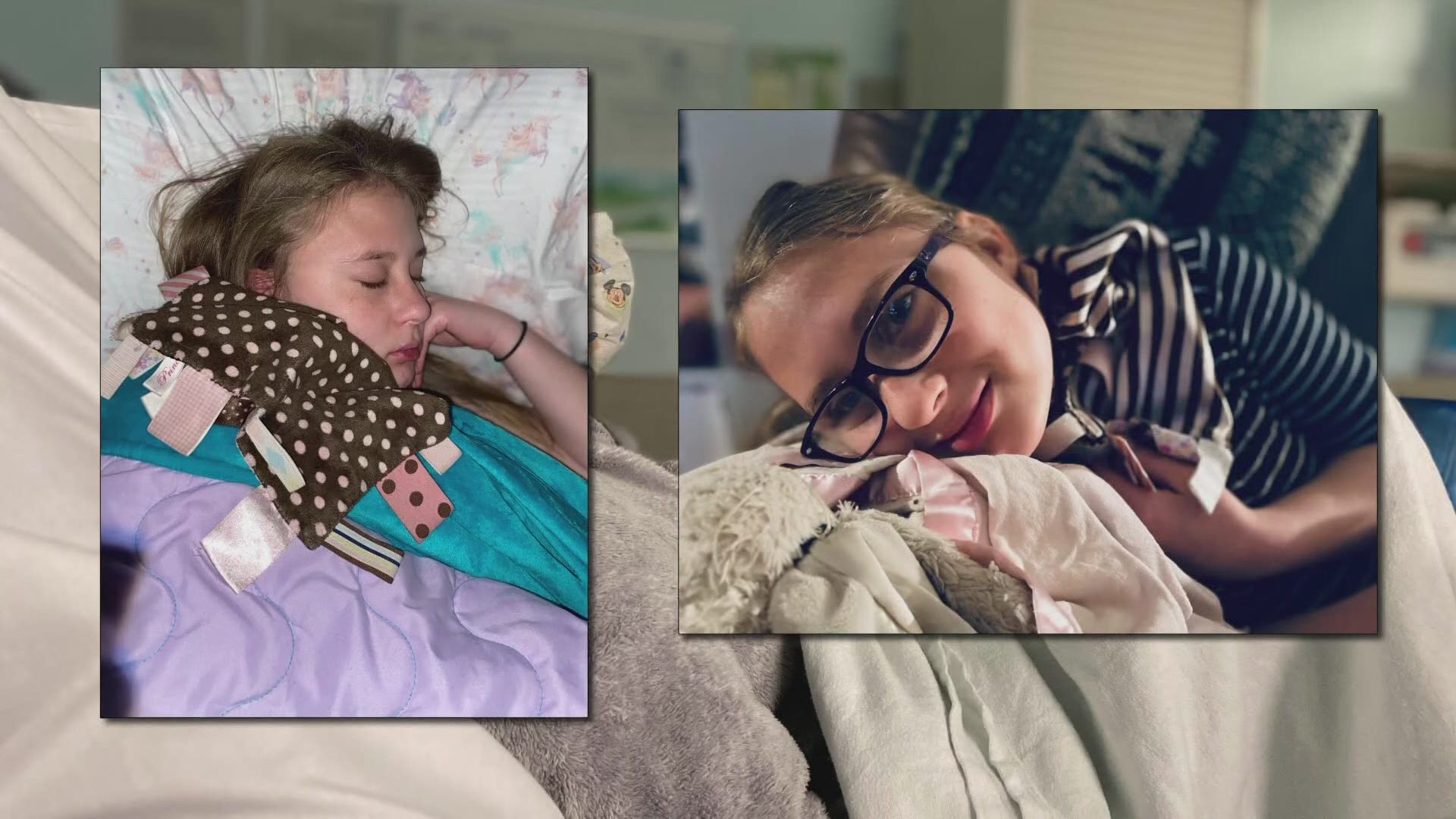 Riley-Jo Peltier has been in-and-out of hospitals since she was born at 23 weeks. Her blanket has given her strength through it all, until it went missing this week.