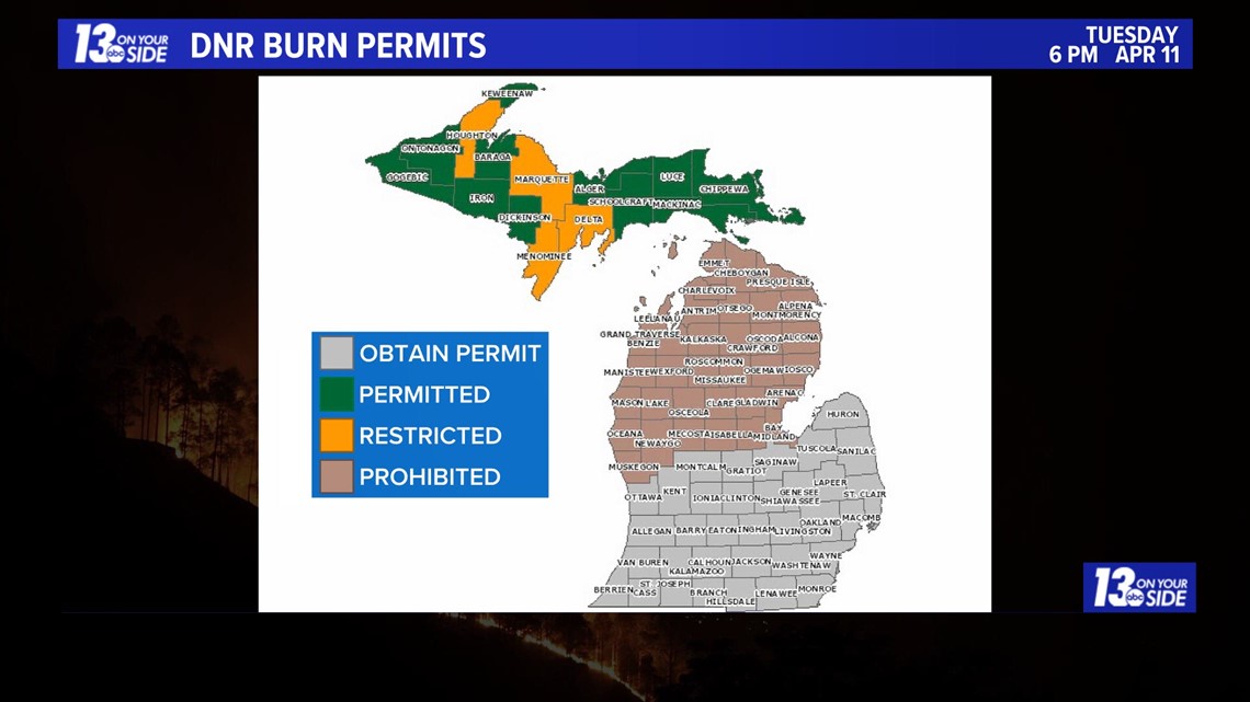 Michigan DNR Burn Permits
