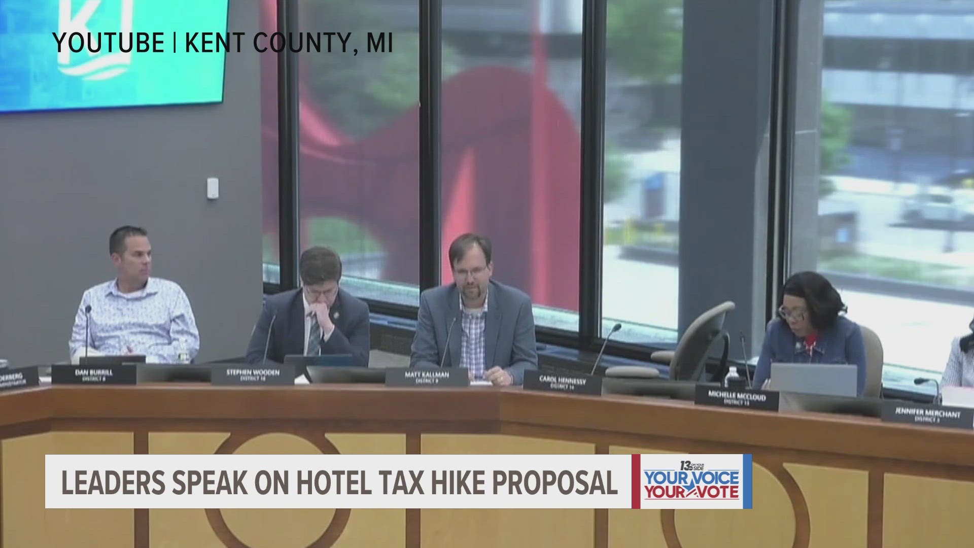 If approved, the tax on a hotel room in Kent County would total 18 percent.