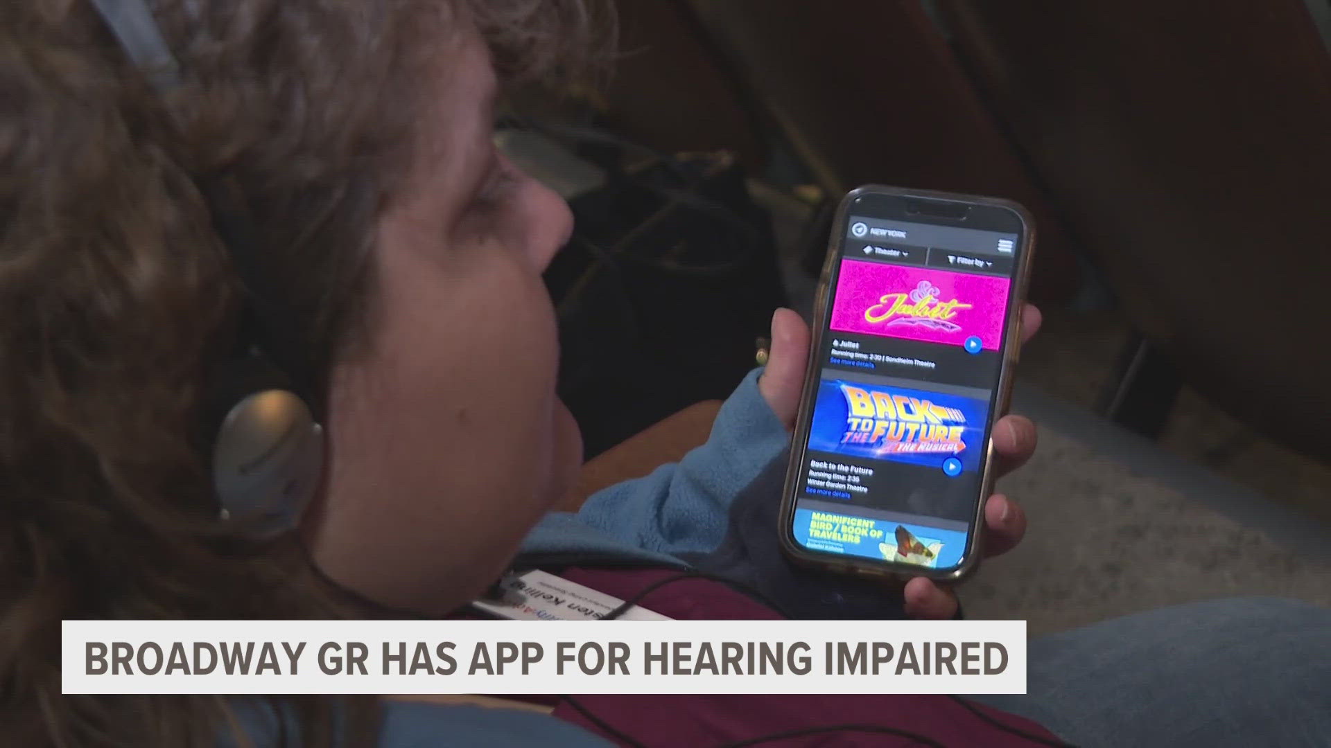 An app called Gala Pro offers closed captioning, audio descriptions and multilingual translations during a show.