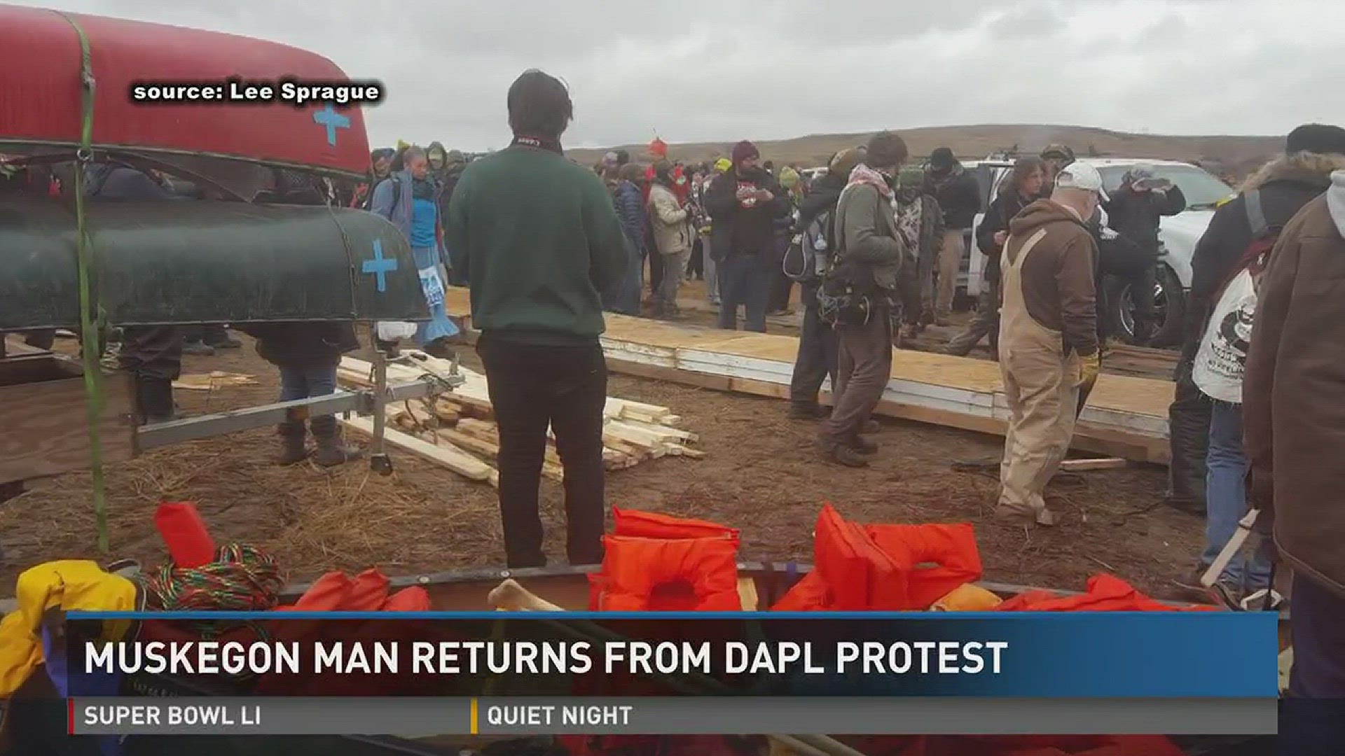 A Muskegon man says he's plans to return to the Dakota Access Pipeline protest despite calls to have people leave.