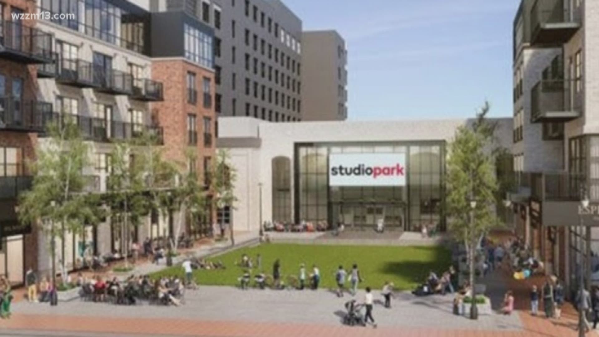 Five major retailers including a flagship restaurant are among the first businesses announced at Studio Park.