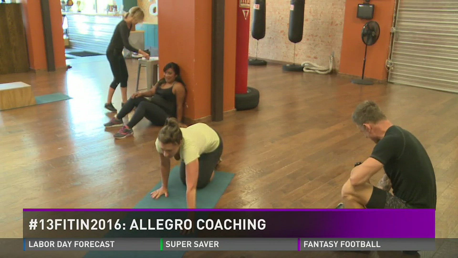 In this week's Get Fit, Health Reporter Valerie Lego and WZZM 13's Jennifer Pascua head to Allegro Coaching to take a fitness test.