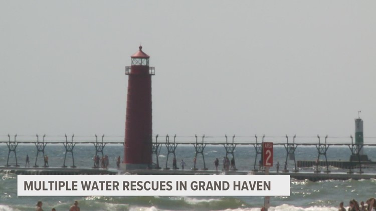Grand Haven State Park closes water access after rescues