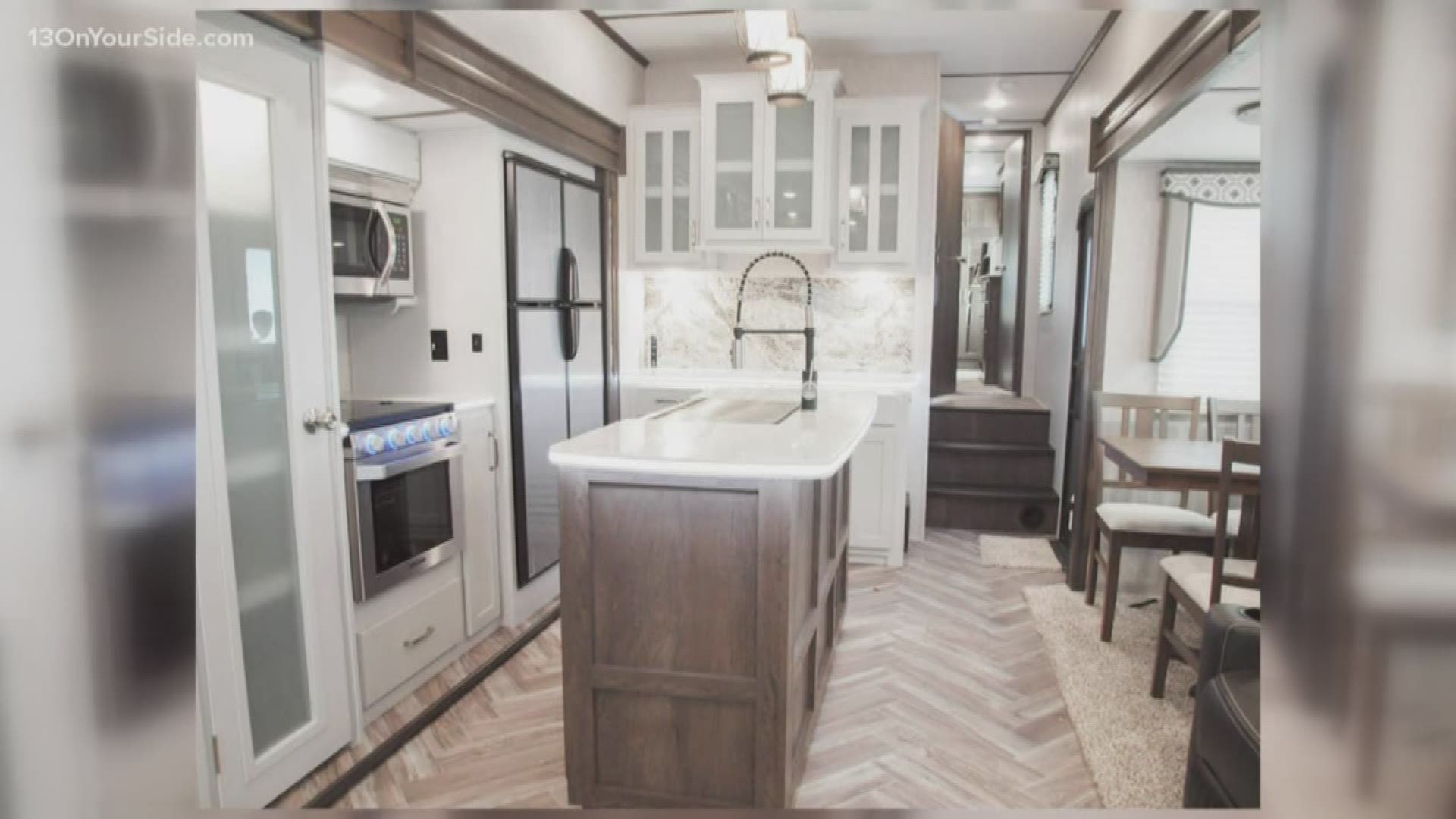 Jordan Mulder, business manager at Veurink's RV Center talks about the latest new RV's.