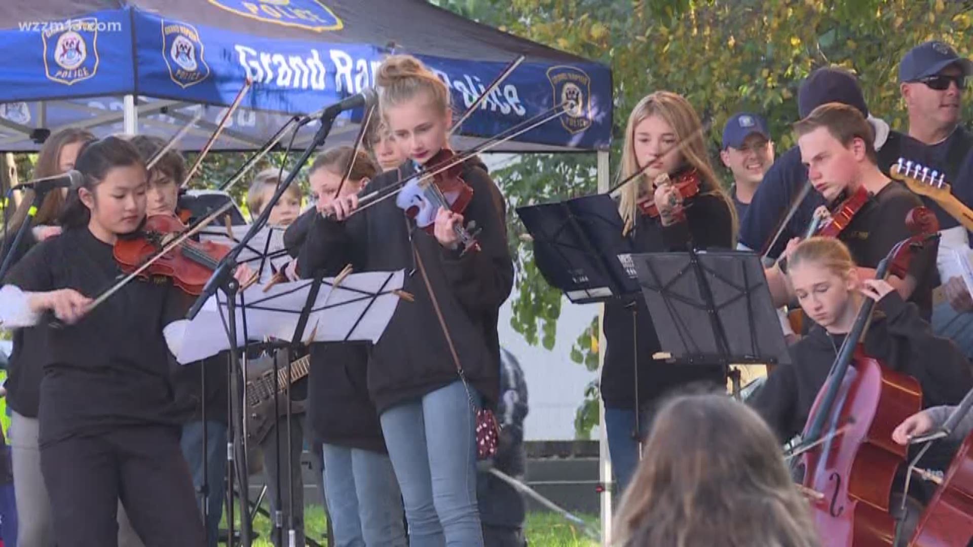 Grand Rapids police hosts youth concert