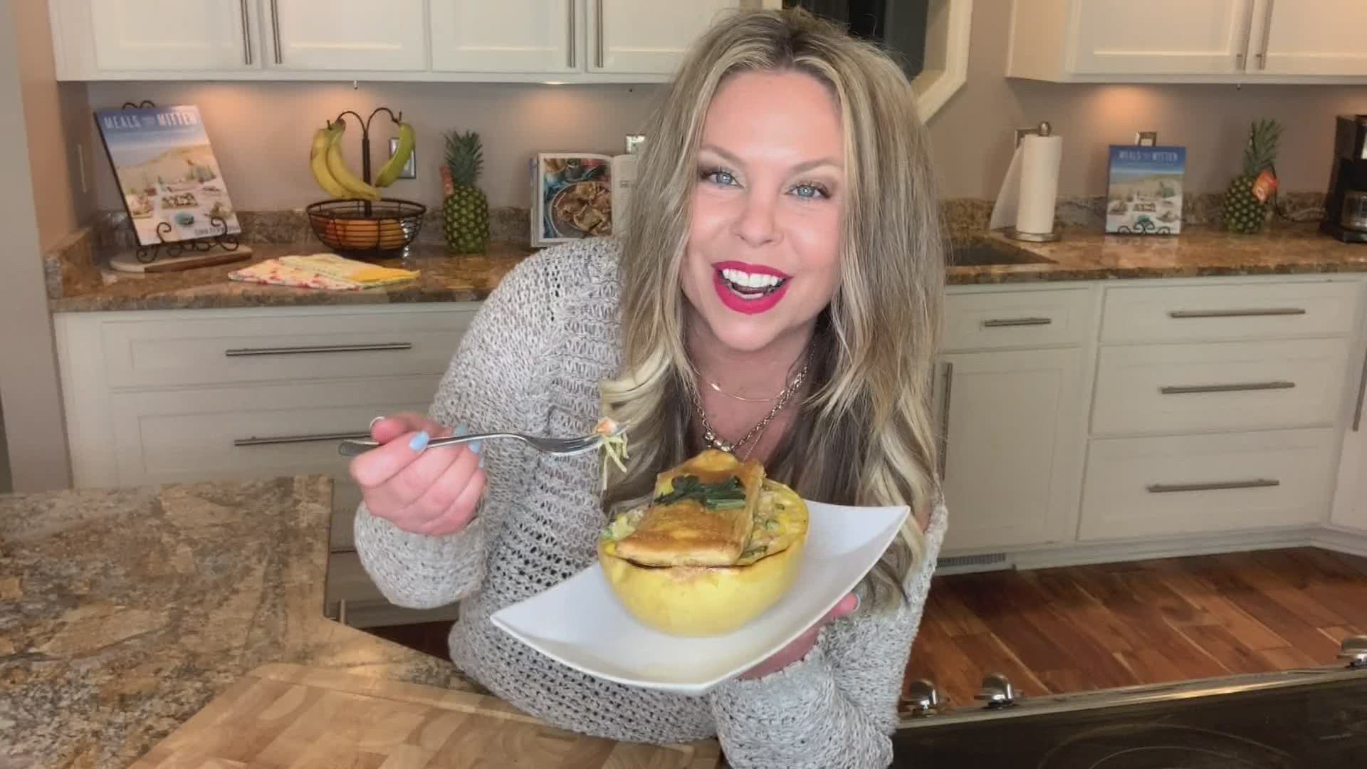 Gina Ferwerda, author of Meals from the Mitten, shows a new way to make pot pie.