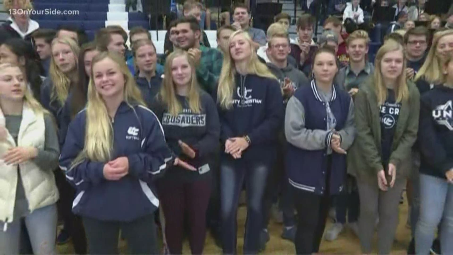 Unity Christian students share their love of song in the choir
