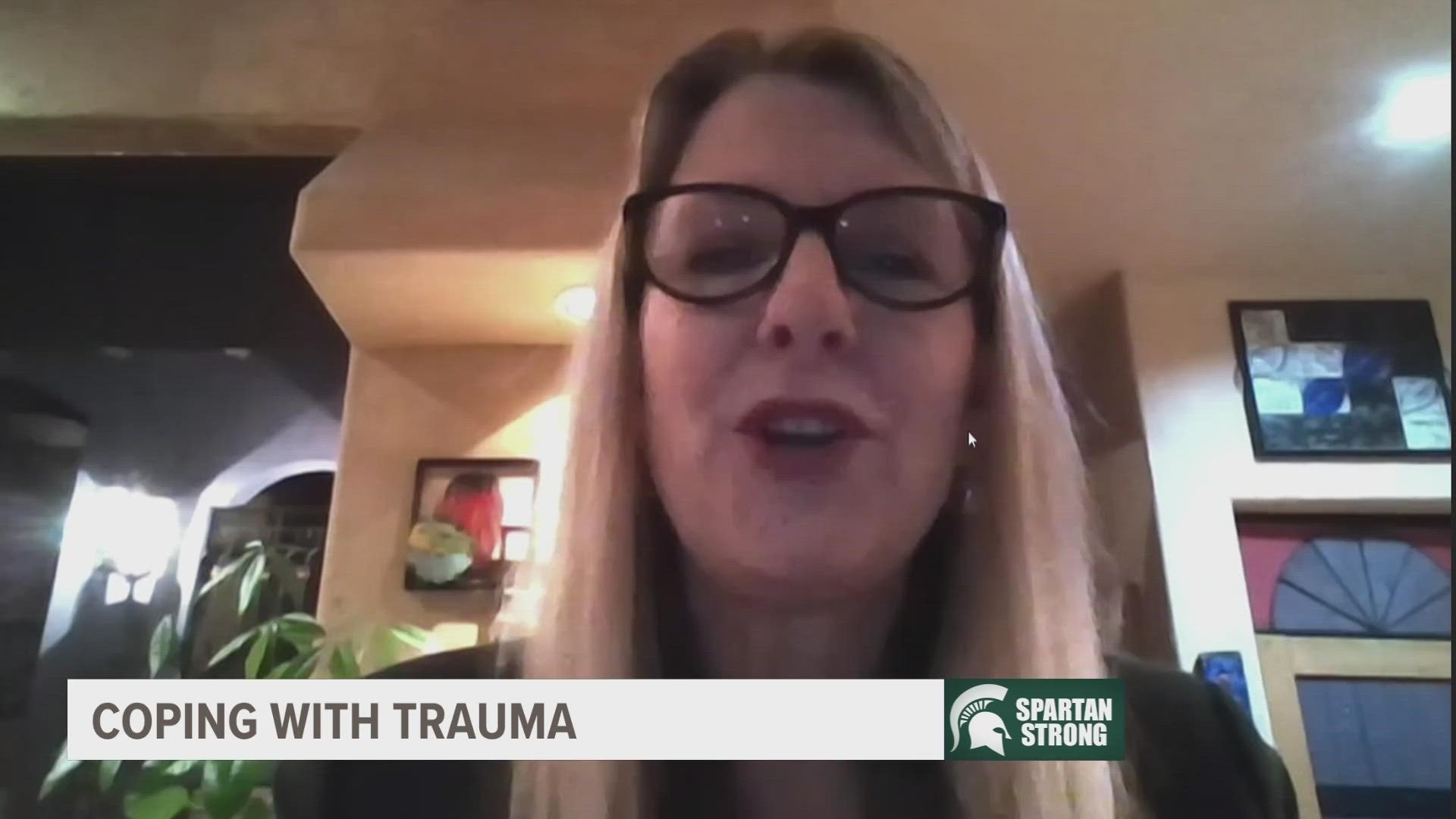 Sarah Lewakowski, executive director of Mosaic Counseling, shared some ways to cope with trauma and discuss the issue with your family.