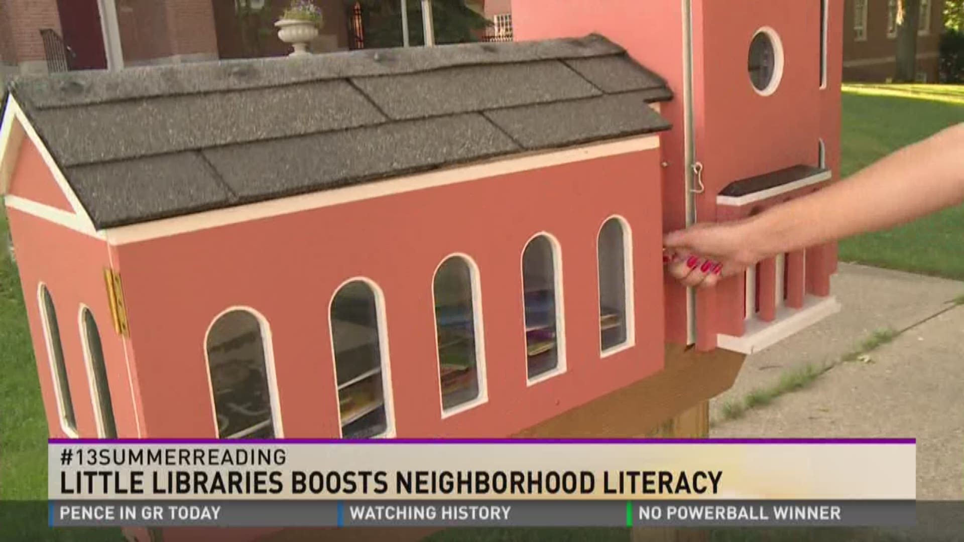 Meghan Bunchman shows us some of the Little Libraries in the Grand Rapids area you can enjoy. She also talked to a retired librarian about what they mean to our community.