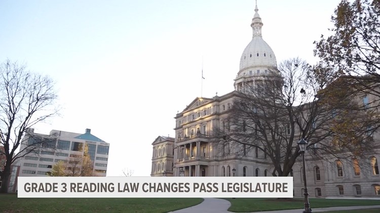 3rd grade reading law changes pass State Legislature