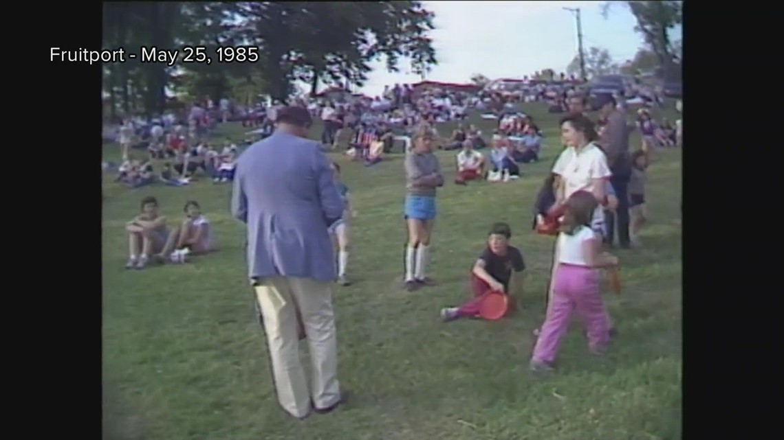 Remembering Doug Mills: Footage of WZZM hot air balloon pilot from 1985