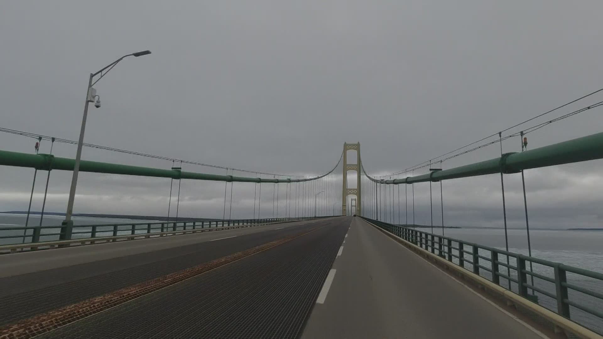 Since 2016, every spring and fall, used pieces of the Mackinac Bridge are put up for auction. 4,000-lb grates have gone for over $5,000!
