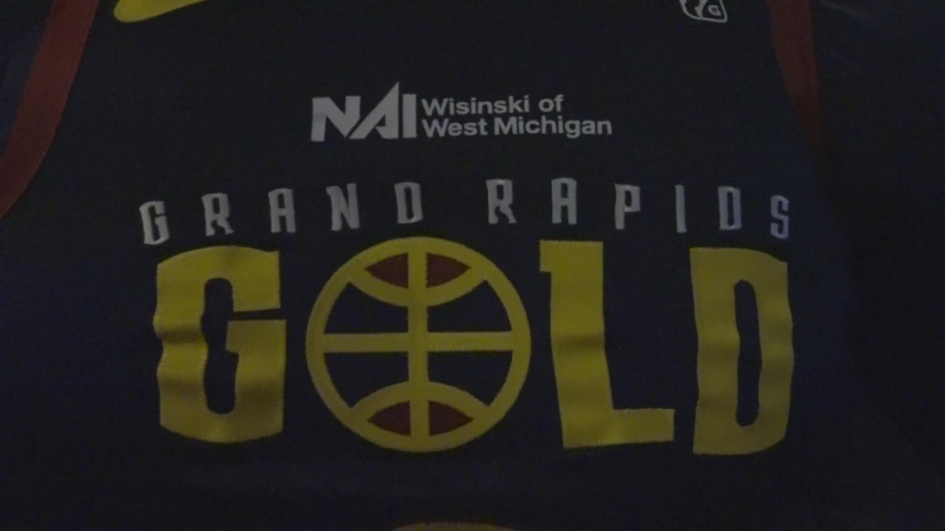 “We’re thrilled to share these new jerseys with our fans and with our community,” said Steve Jbara, president of the Grand Rapids Gold.