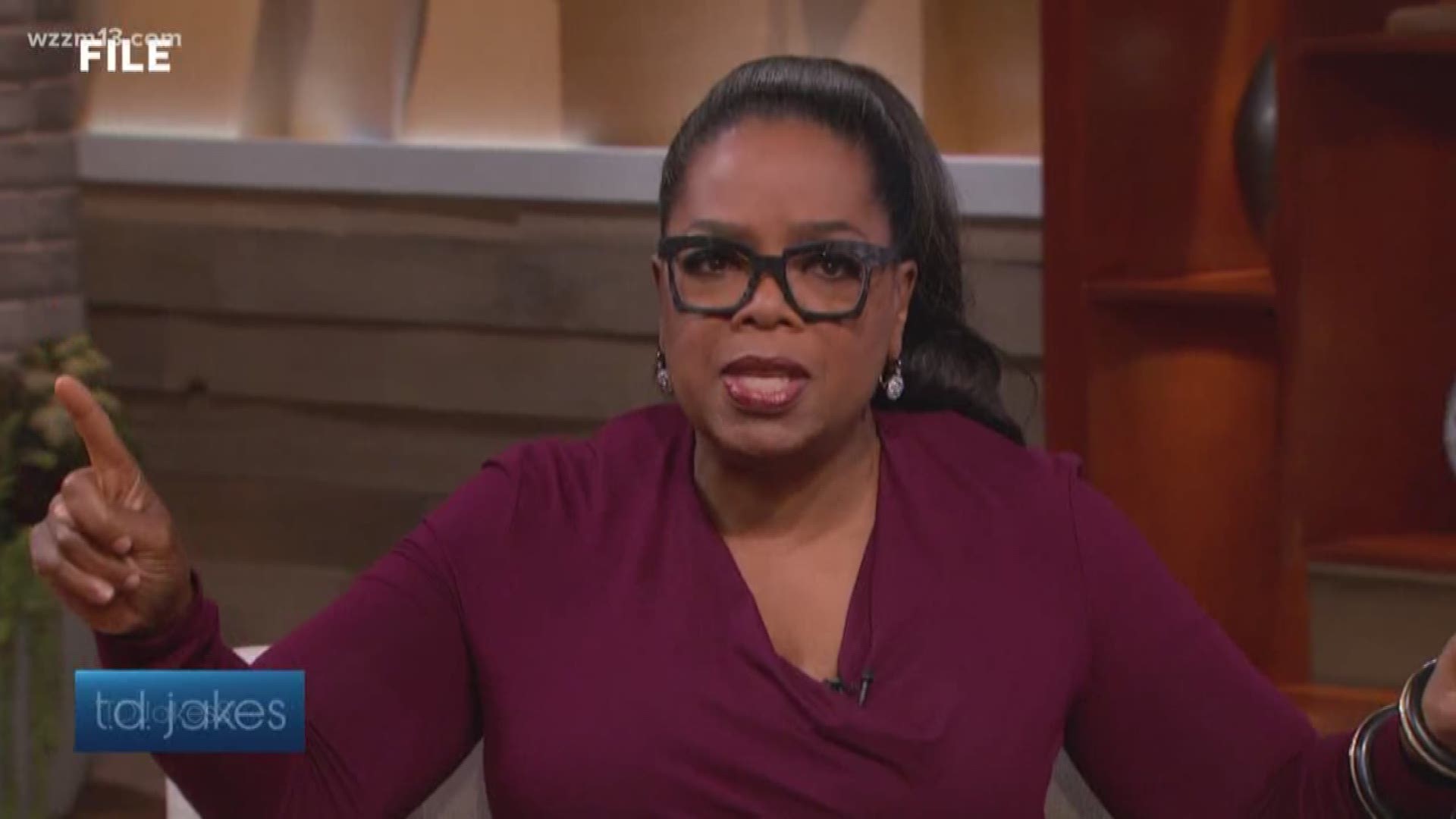 Oprah visit creates a stir on social media