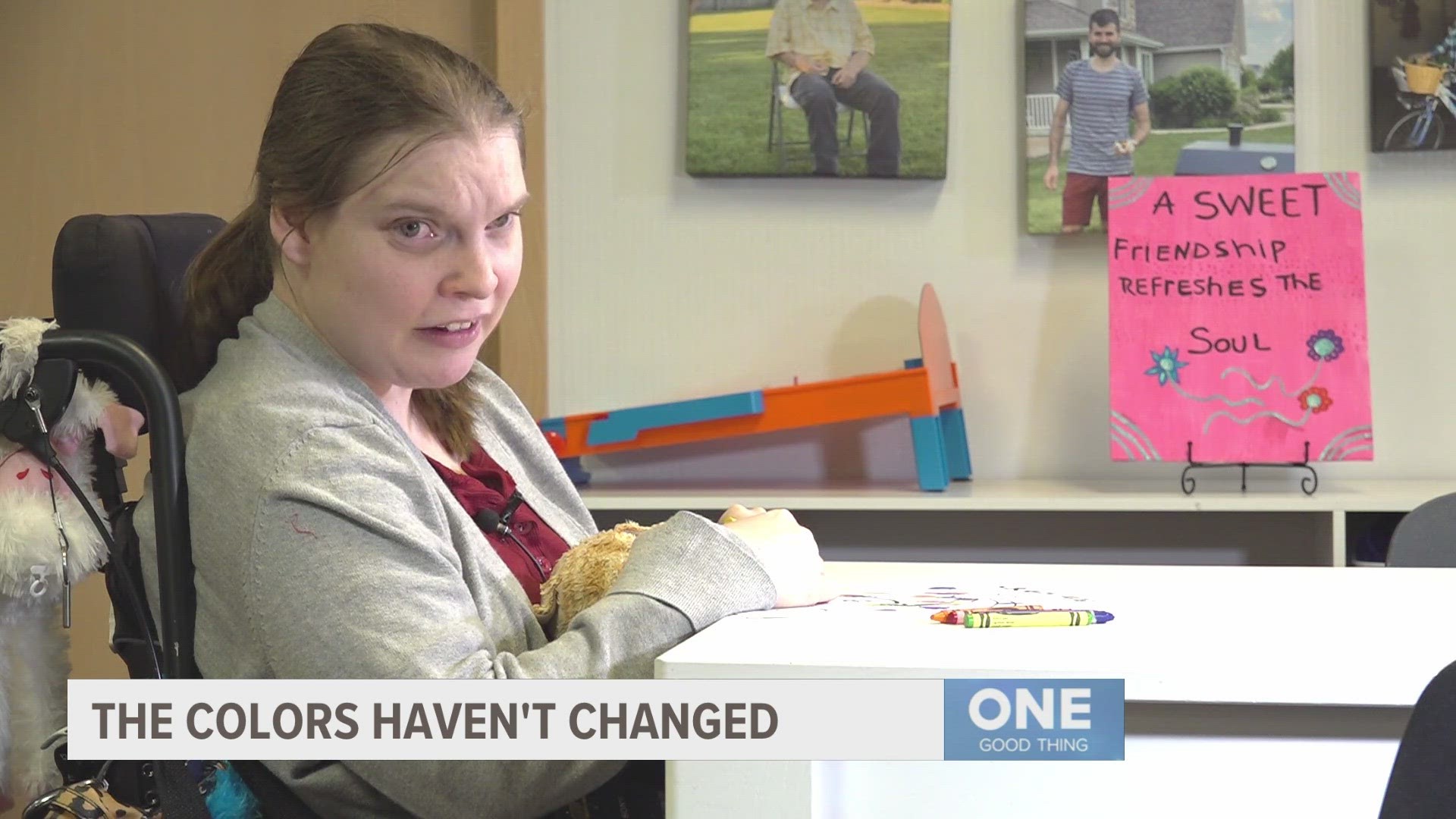 Lindsey Shinaver is a resident at Enriched Living in Walker, and the adult foster car home is committed to helping her achieve some big goals.