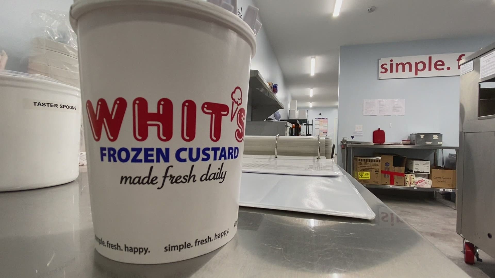 Ice cream and frozen custard. What's the difference? A new business in downtown Holland explains.