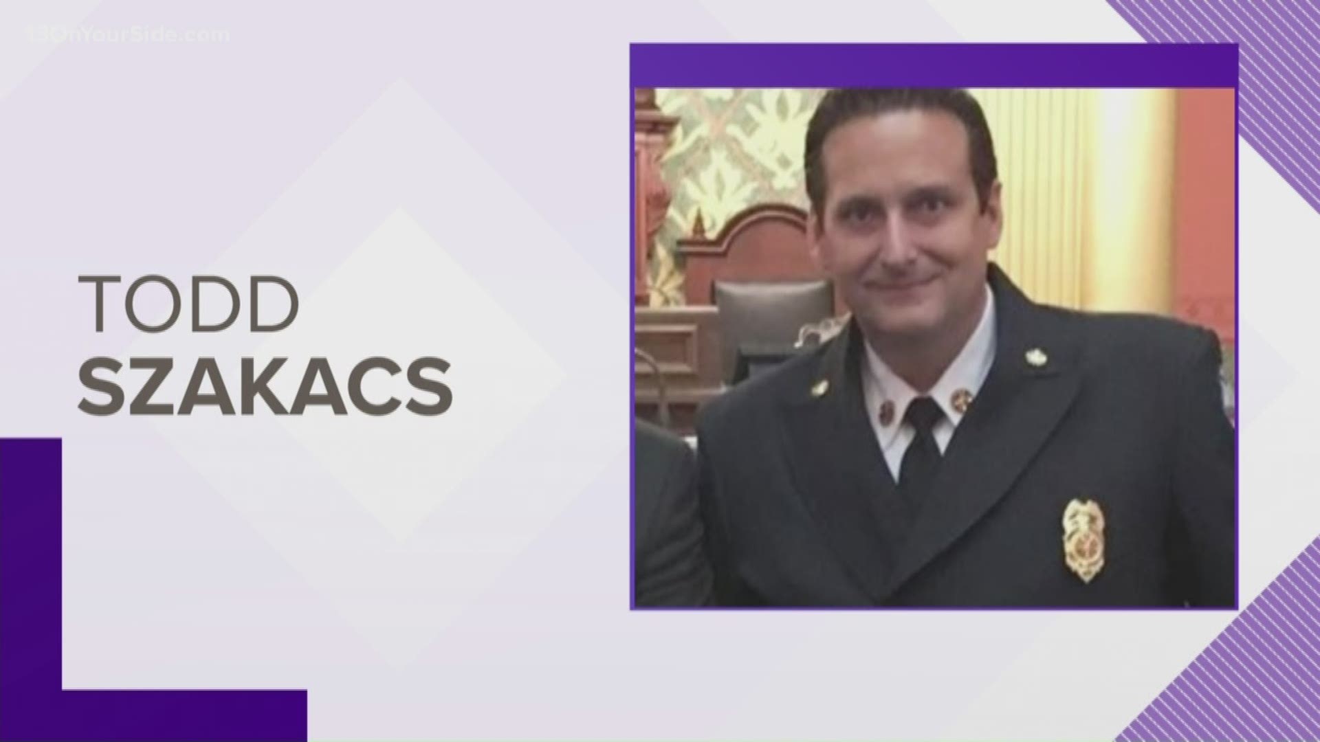 Former Fire Chief Todd Szakacs has been charged with embezzlement.