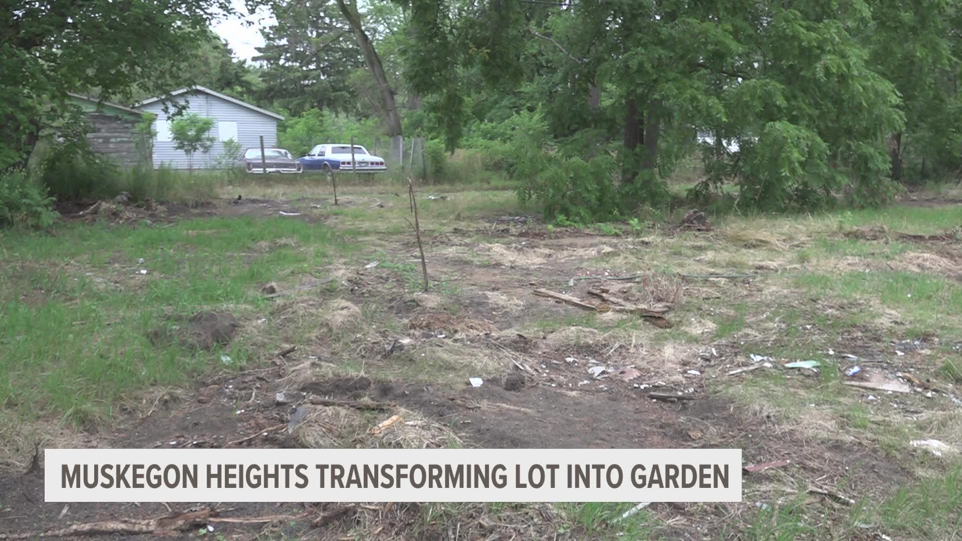 On the west side of Jarman Street just south of Hackley Avenue sits a city lot that's been vacant for as long as Michelle Tyson can remember.