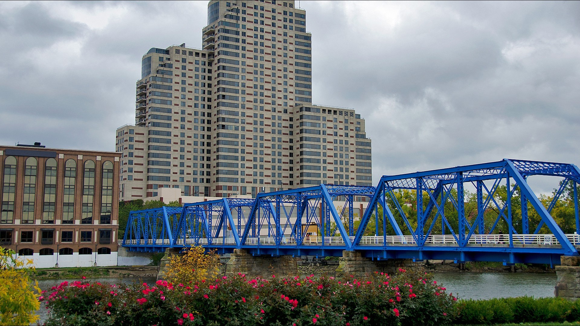The bridge will be blocked on weekend nights until the end of ArtPrize, but officials say they're looking into keeping it closed overnight indefinitely.