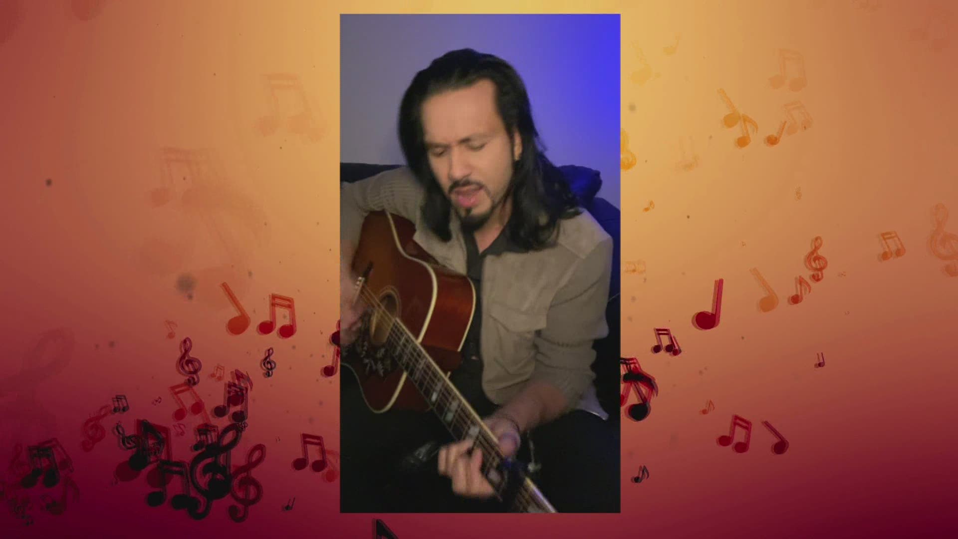 Leigh Kakaty from the band Pop Evil shares an acoustic rendition of "100 in a 55."
