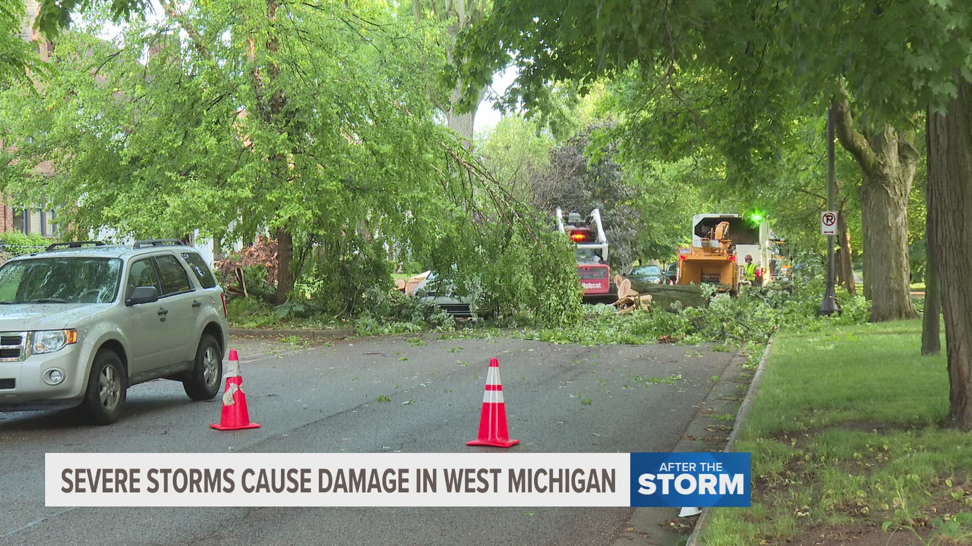 The storms primarily impacted those in southeast Kent County. Trees were uprooted, homes were damaged and power was knocked out in some areas.