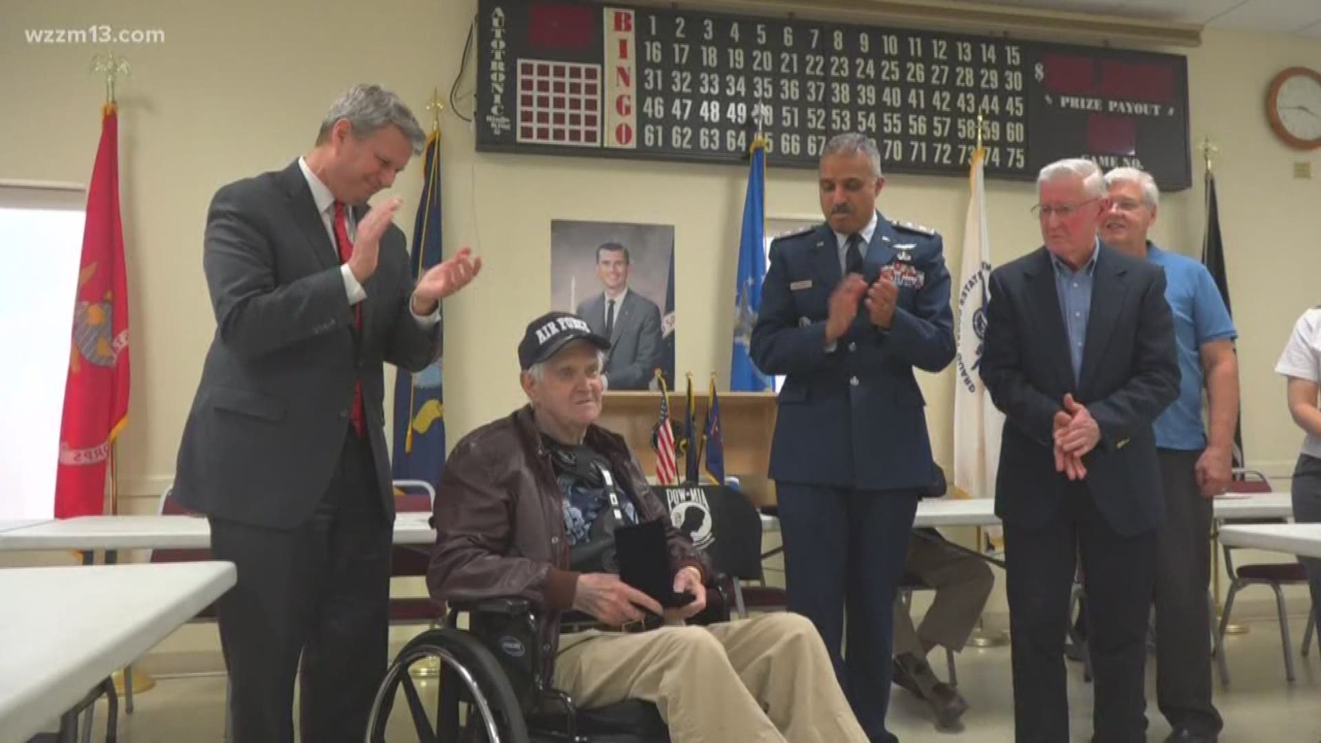 Congressional medals awarded to Michigan father and son