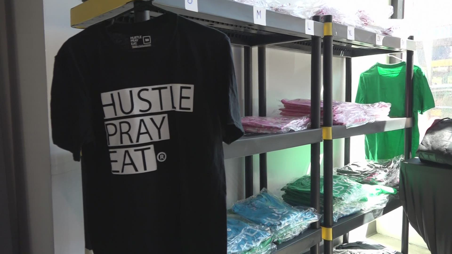 A local small business started by a Grand Rapids man is spreading a message hoping to inspire people.
