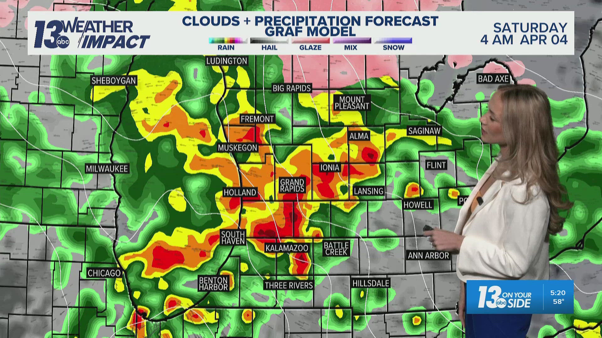 13 ON YOUR SIDE Forecast: Seasonable Temps Friday, More Rain on ...