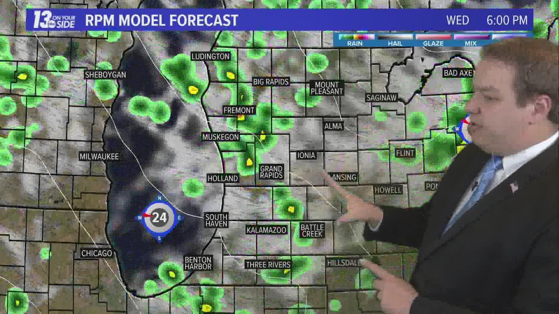 More rainy days are in the forecast this week. Meteorologist Michael Behrens has the latest details.