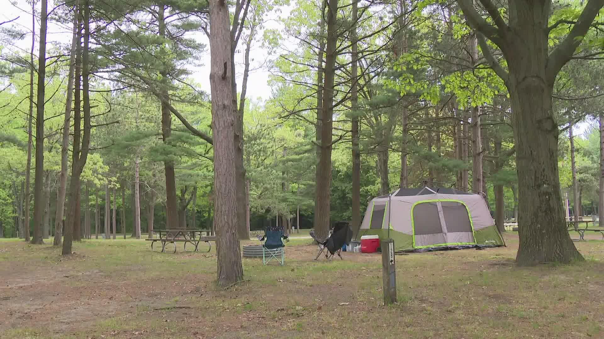 As COVID 19 Cases decline, more and more campgrounds around West Michigan are opening.