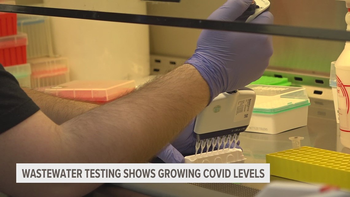 Wastewater testing shows increasing levels of covid 19 wzzm13