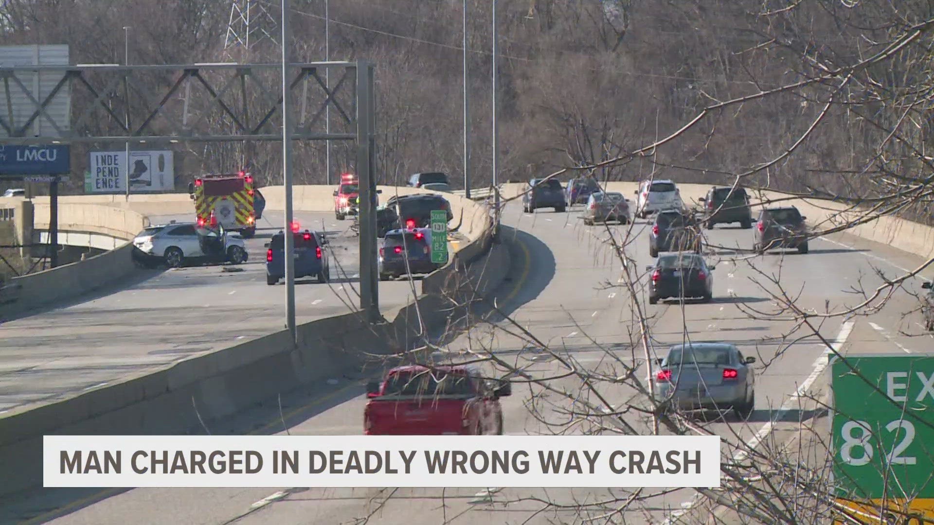 Marcel McMillan is facing charges related to the Palm Sunday wrong-way crash on US 131 that claimed the life of Pastor Dean Elliot.