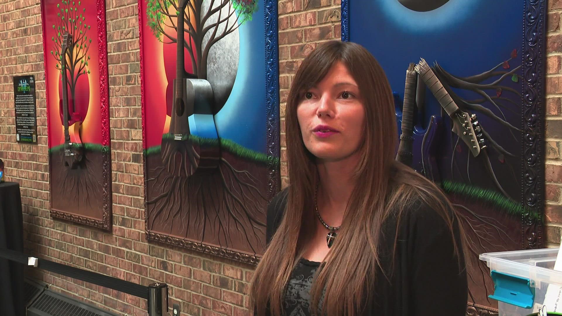 Artist Dyno Demi Heitzman says she has always used music to guide her creativity.