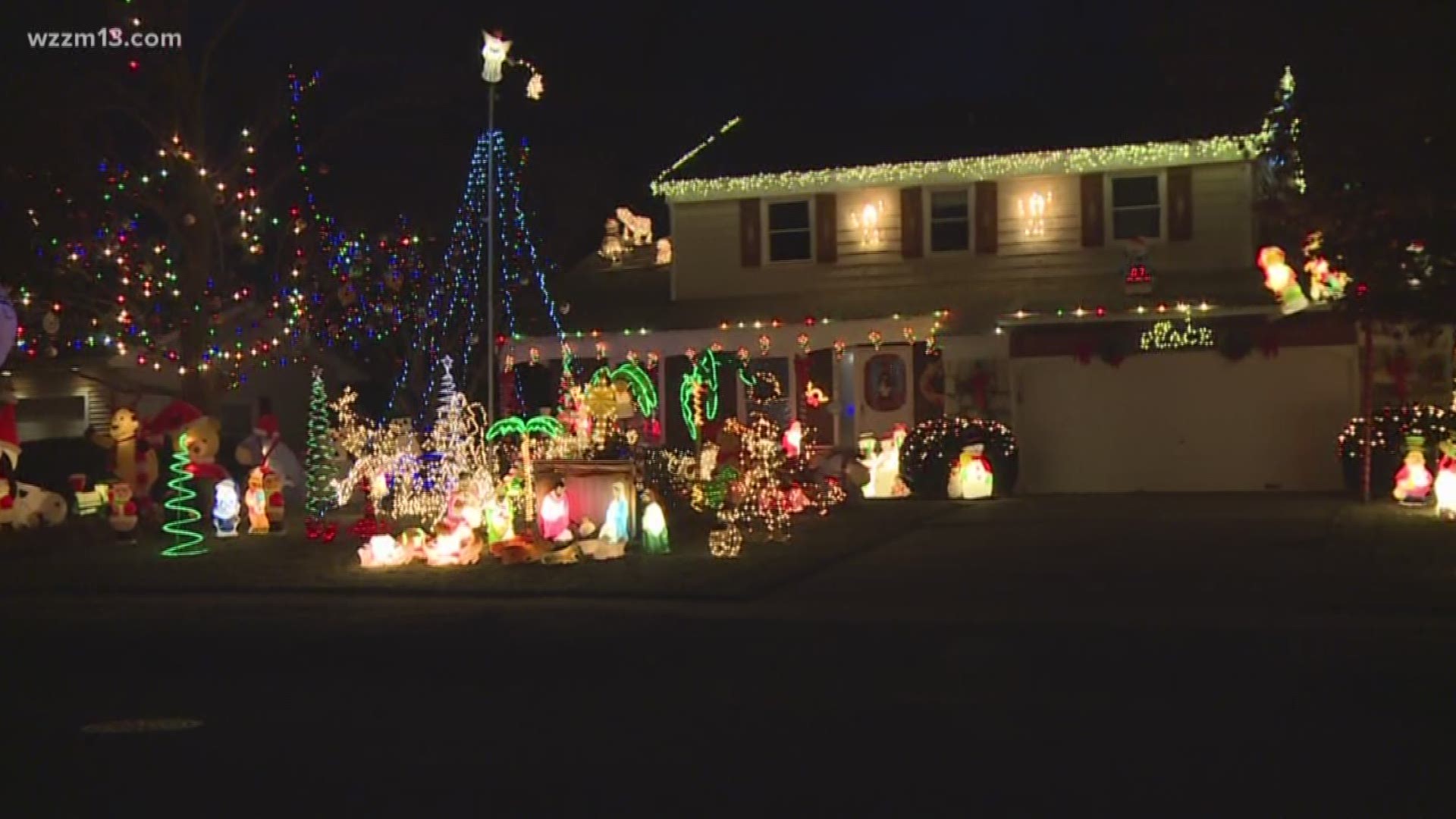 13 ON YOUR SIDE's Angela Cunningham takes a closer look at a Kentwood home that has an eye-catching light display.